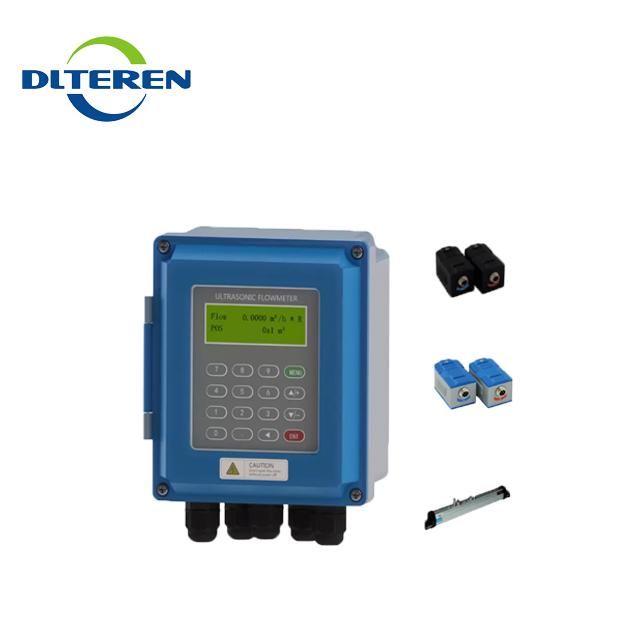 meteran indonesia DTI-200F5 IP68 waterproof Clamp on High temperature liquid TUF-2000B water flowmeter flow meters ultrasonic