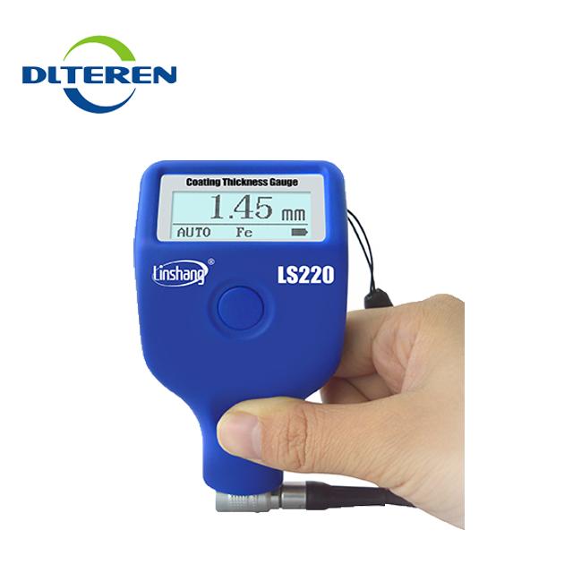 meteran indonesia LS220 Thickness Meter Fe / NFe Coating Thickness Gauge Rang 0.0-2000 